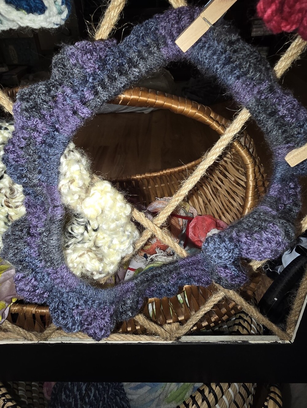 Handmade Purple Crochet Headband